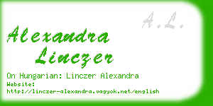 alexandra linczer business card